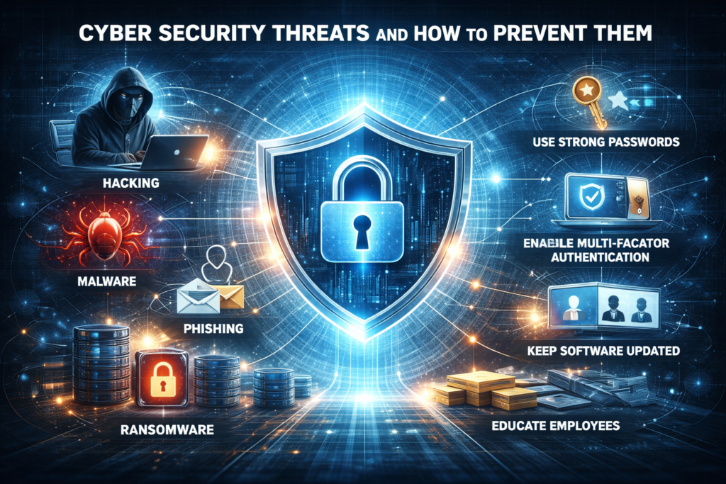 Cyber Security Threats and How to Prevent Them 🔐⚠️